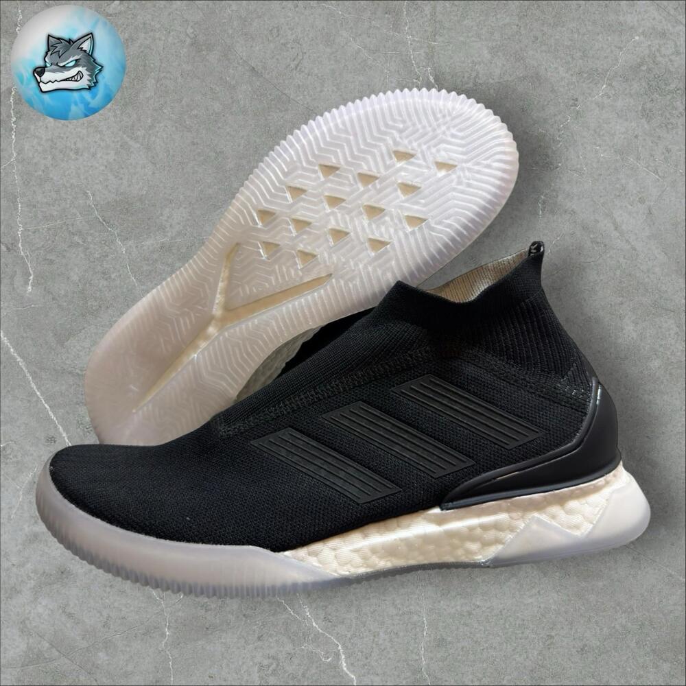 Adidas Predator Tango 18+ Soccer Black Running Shoes Mens 7 AQ0602 New